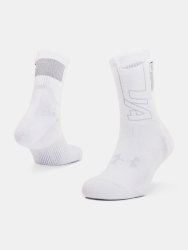 Шкарпетки Under Armour ArmourDry Run Crew-WHT
