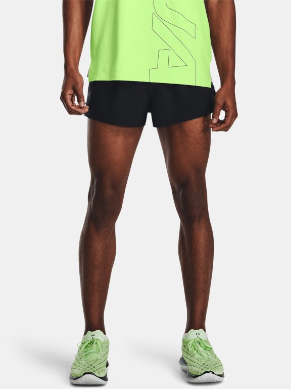 Kraťasy Under Armour Launch SW Split Short-BLK