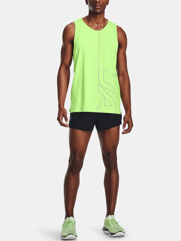 Kraťasy Under Armour Launch SW Split Short-BLK