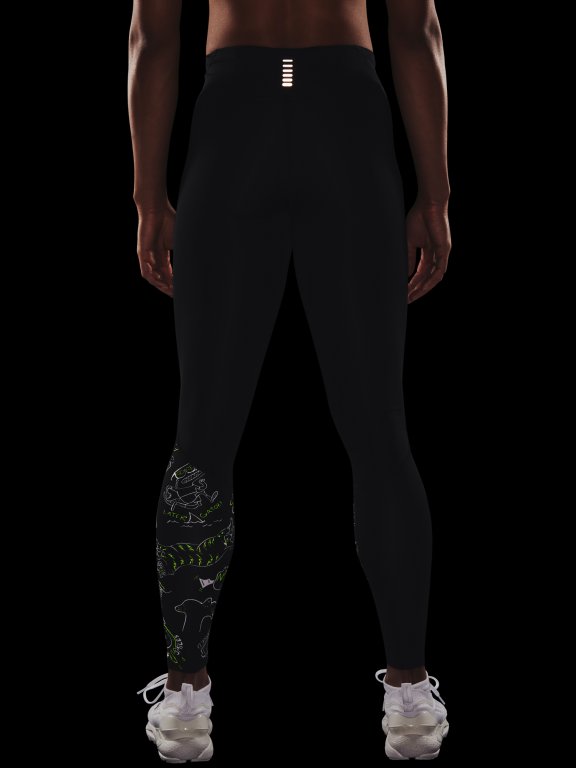 Kompresní legíny Under Armour Run Ur Face Off Tight-BLK