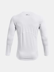 Футболка Under Armour HG Armour Fitted LS-WHT