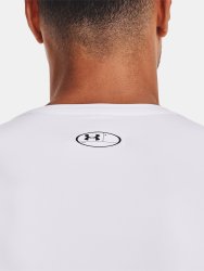 Футболка Under Armour HG Armour Fitted LS-WHT