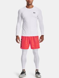 Футболка Under Armour HG Armour Fitted LS-WHT