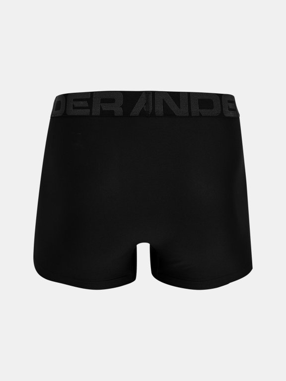Боксерські труси Under Armour Tech 3in 2 Pack-BLK