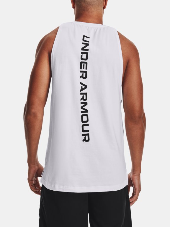 Майка Under Armour BASELINE COTTON TANK-WHT