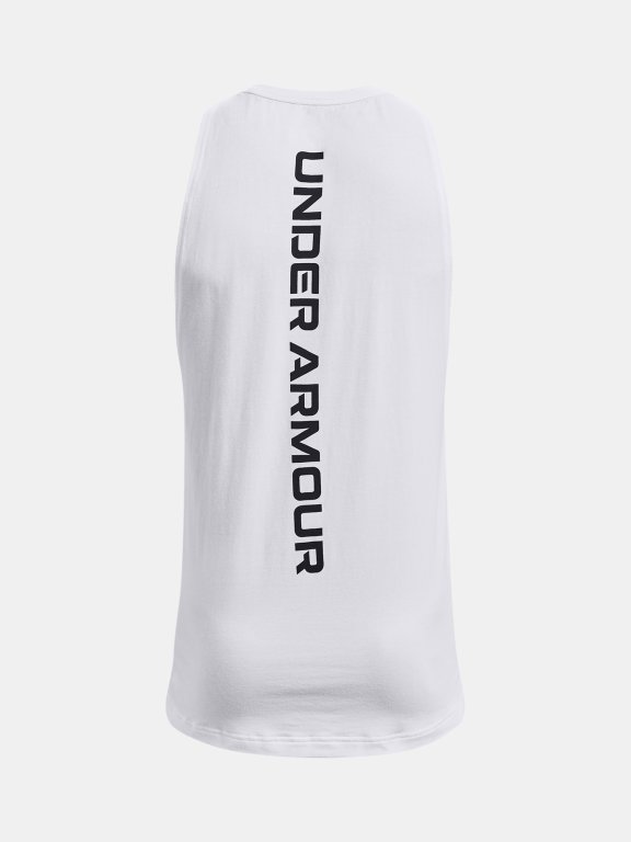Майка Under Armour BASELINE COTTON TANK-WHT