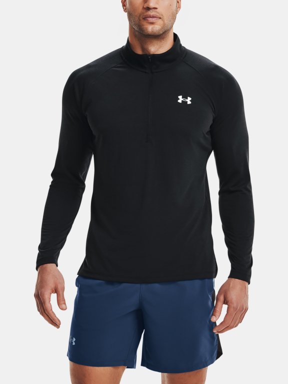 Футболка Under Armour Streaker Half Zip M - чорна