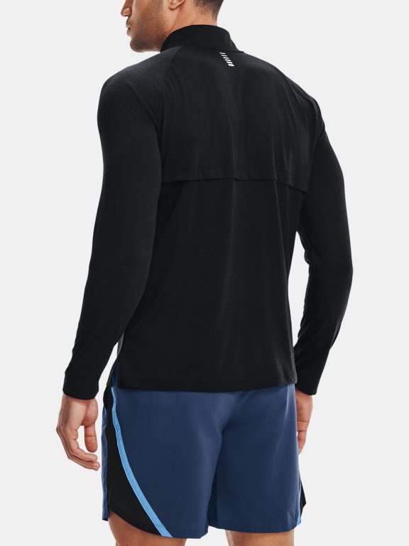 Футболка Under Armour Streaker Half Zip M - чорна