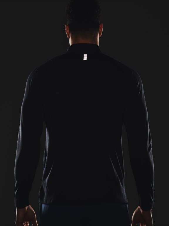 Футболка Under Armour Streaker Half Zip M - чорна