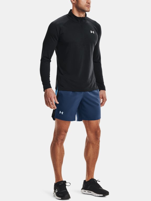 Футболка Under Armour Streaker Half Zip M - чорна