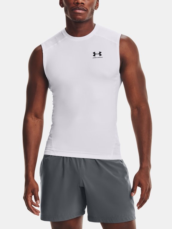 Компресійна майка Under Armour HG Armour Comp SL-WHT