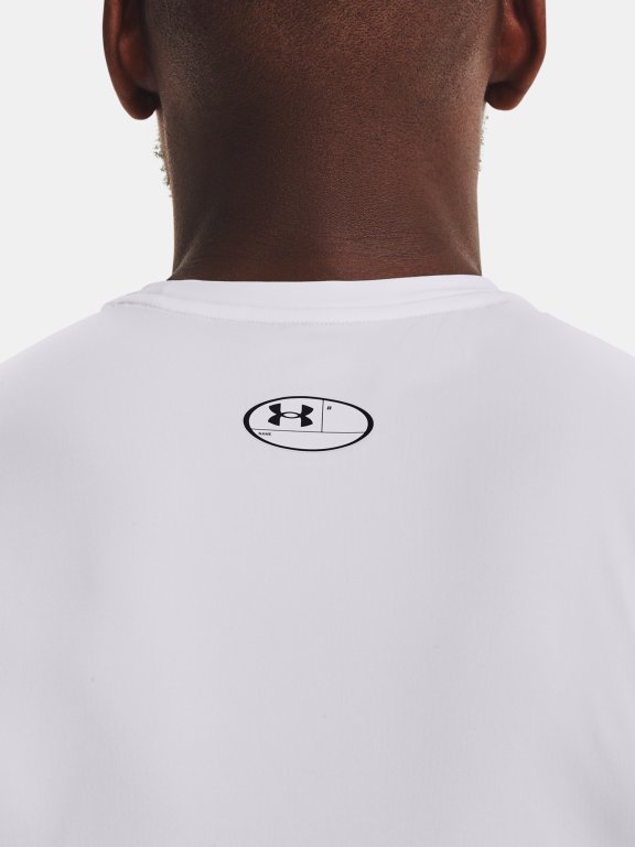 Компресійна майка Under Armour HG Armour Comp SL-WHT