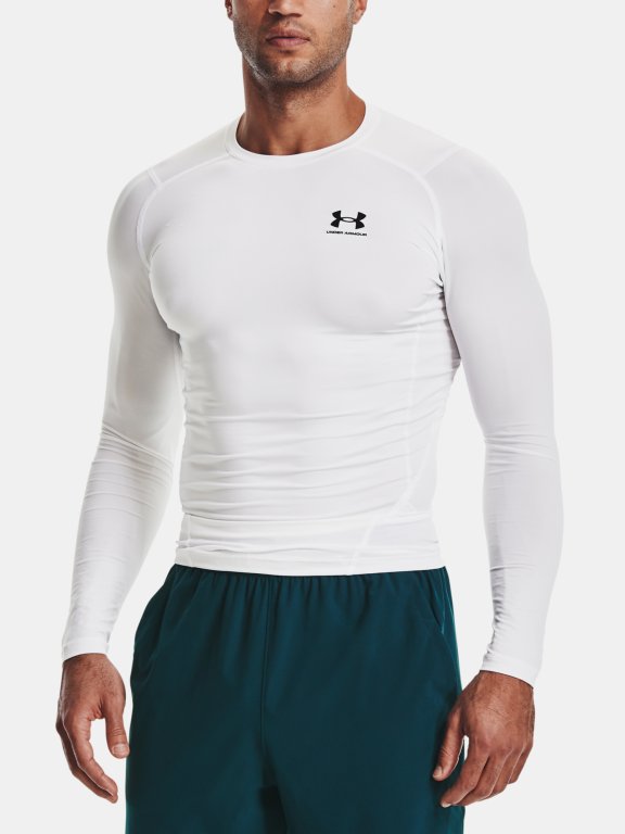 Футболка Under Armour HG Armour Comp LS M - біла