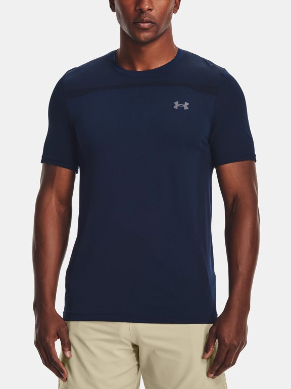 Tričko Under Armour Seamless SS - modrá