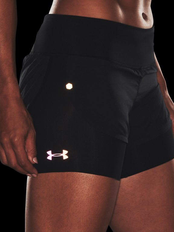 Under Armour RUSH Run 2N1 Short W - чорний