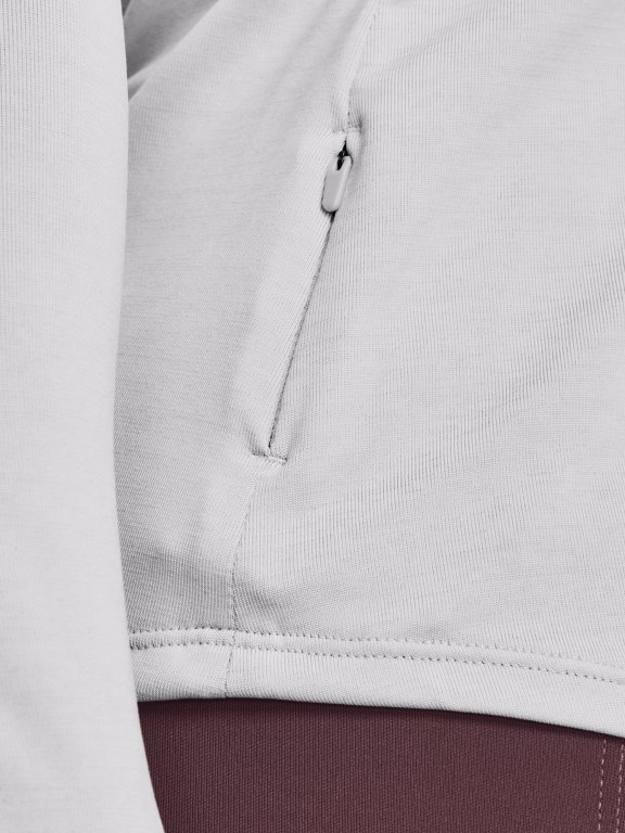 Футболка Under Armour Qualifier Run 2.0 1/2 Zip W - сіра