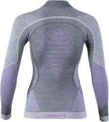 Футболка UYN Fusyon UW Shirt LS SL W - сіро/рожева
