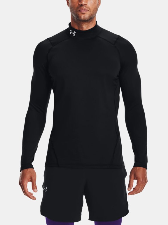 Футболка Under Armour CG Armour Fitted Mock-BLK
