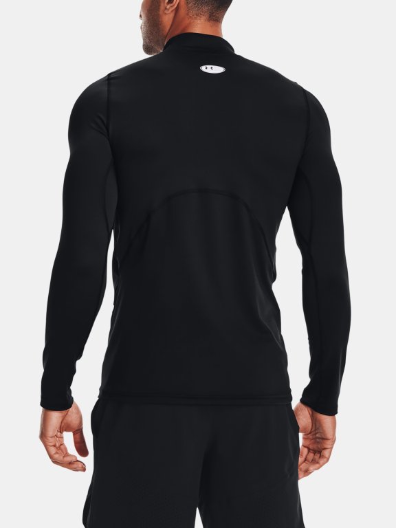 Футболка Under Armour CG Armour Fitted Mock-BLK