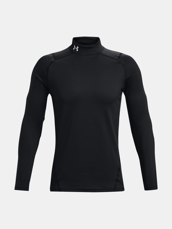 Футболка Under Armour CG Armour Fitted Mock-BLK