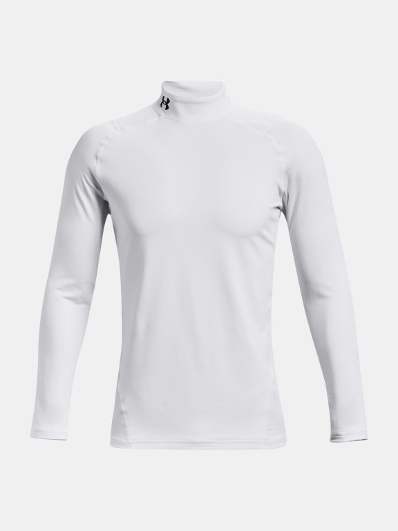 Футболка Under Armour UA CG Armour Fitted Mock-WHT