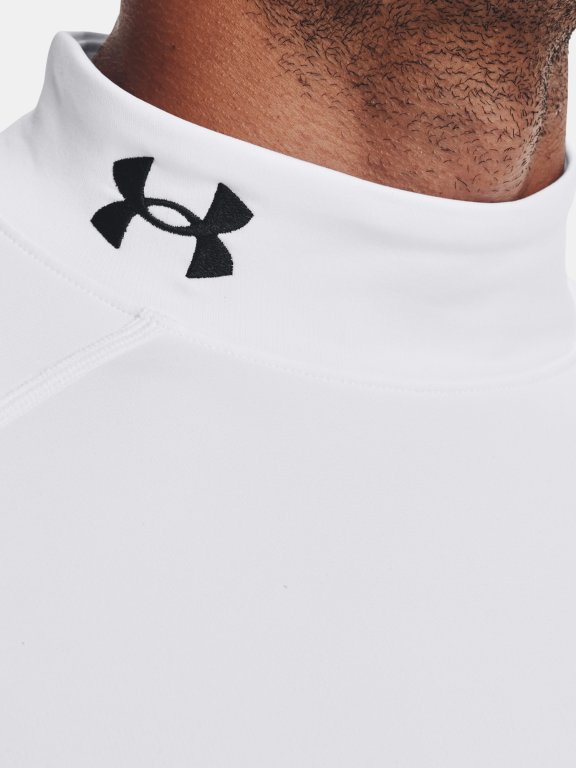 Футболка Under Armour UA CG Armour Fitted Mock-WHT
