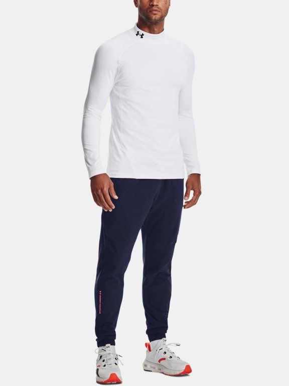 Футболка Under Armour UA CG Armour Fitted Mock-WHT