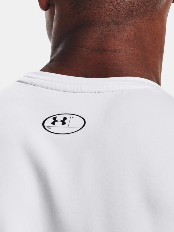 Футболка Under Armour CG Armour Fitted Crew M - біла