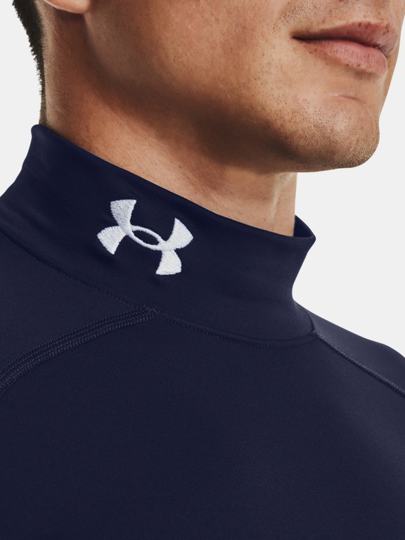 Футболка Under Armour CG Armour Comp Mock M - синя