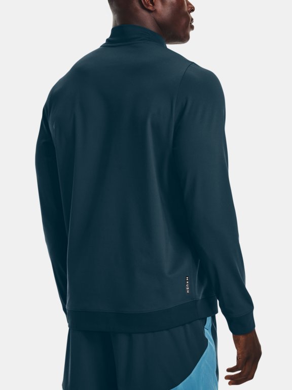 Tričko Under Armour UA Rush All Purpose Mock - modrá
