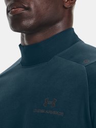 Tričko Under Armour UA Rush All Purpose Mock - modrá