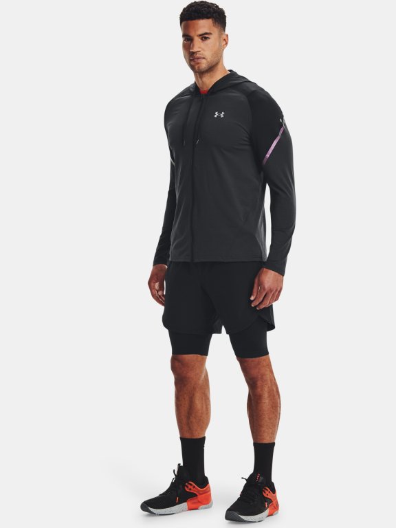 Mikina Under Armour UA Rush FZ Hoodie-BLK