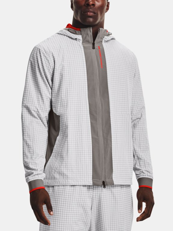 Bunda Under Armour RUSH LEGACY Storm Windbreaker - sivá