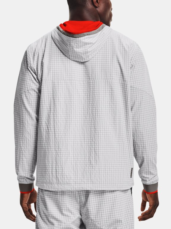 Bunda Under Armour RUSH LEGACY Storm Windbreaker - sivá