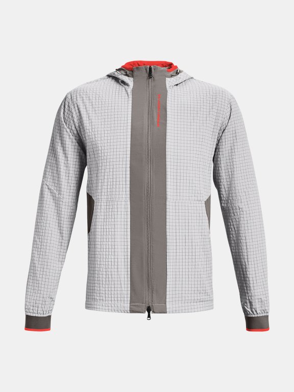 Bunda Under Armour RUSH LEGACY Storm Windbreaker - sivá