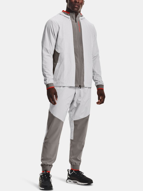 Bunda Under Armour RUSH LEGACY Storm Windbreaker - sivá