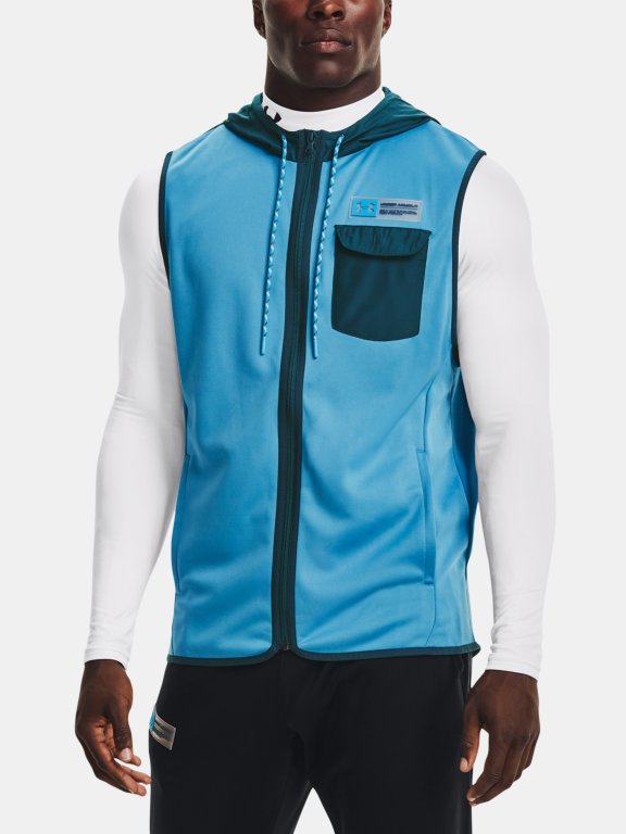 Vesta Under Armour UA AF STORM HOODED VEST-BLU