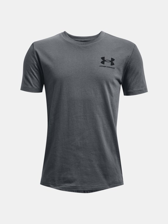 Футболка Under Armour UA Sportstyle Left Chest SS-GRY