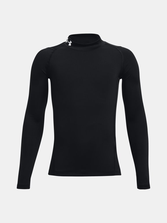 Футболка Under Armour UA HG Armour Mock LS-BLK