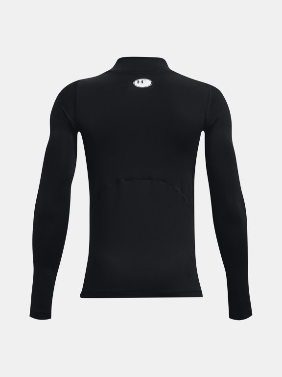 Футболка Under Armour UA HG Armour Mock LS-BLK
