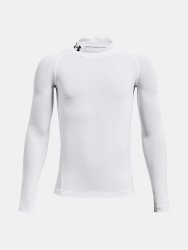 Футболка Under Armour UA HG Armour Mock LS-WHT