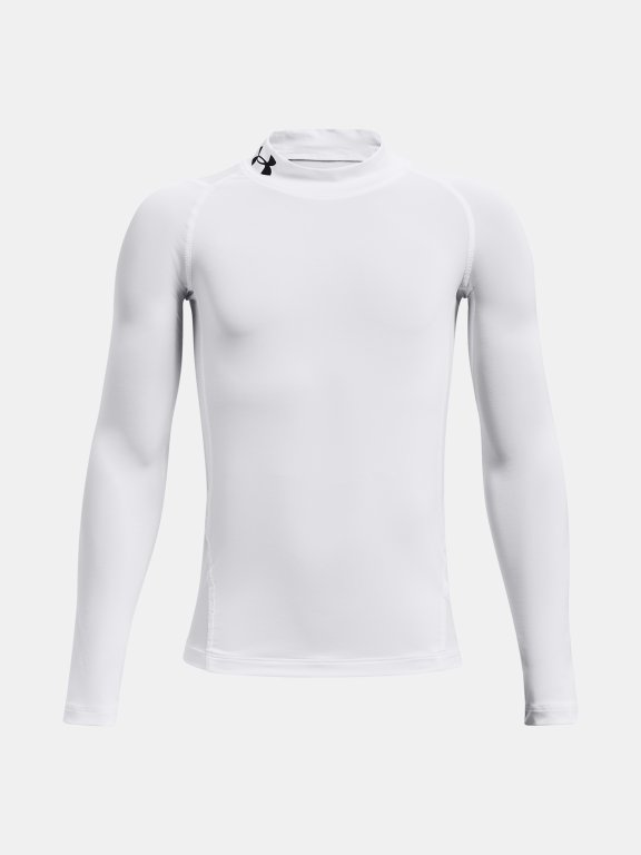 Футболка Under Armour UA HG Armour Mock LS-WHT