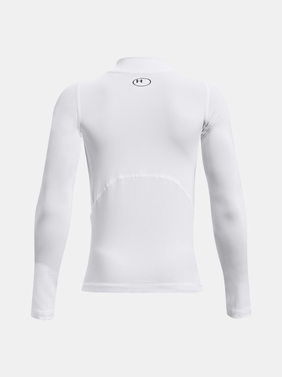 Футболка Under Armour UA HG Armour Mock LS-WHT
