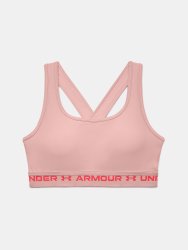 Бюстгальтер Under Armour UA Crossback Mid Hthr W - рожевий