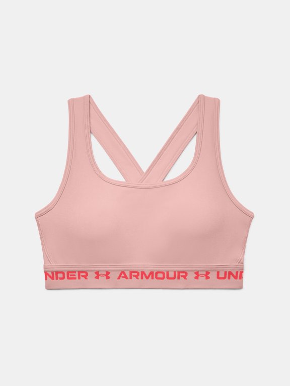 Бюстгальтер Under Armour UA Crossback Mid Hthr W - рожевий