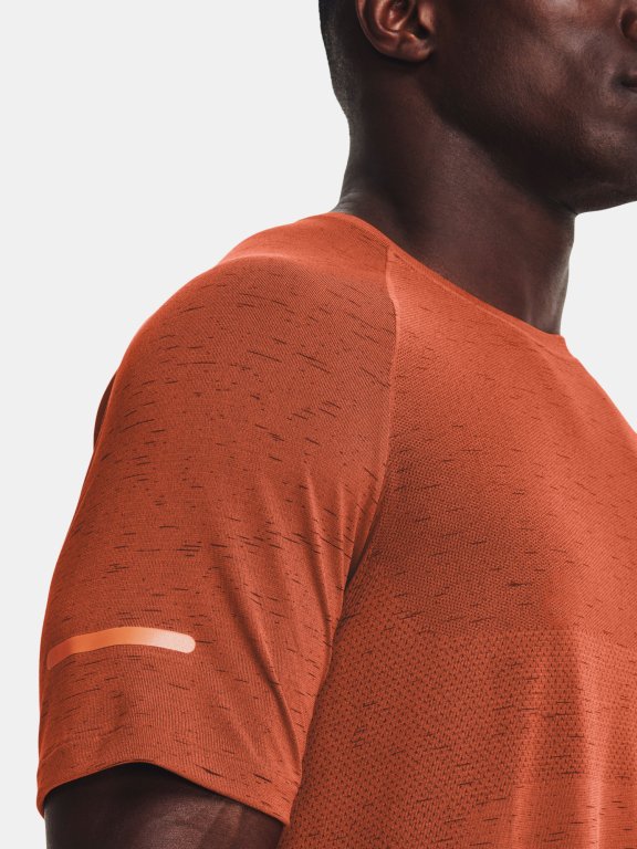 Tričko Under Armour UA Seamless Run SS - oranžová