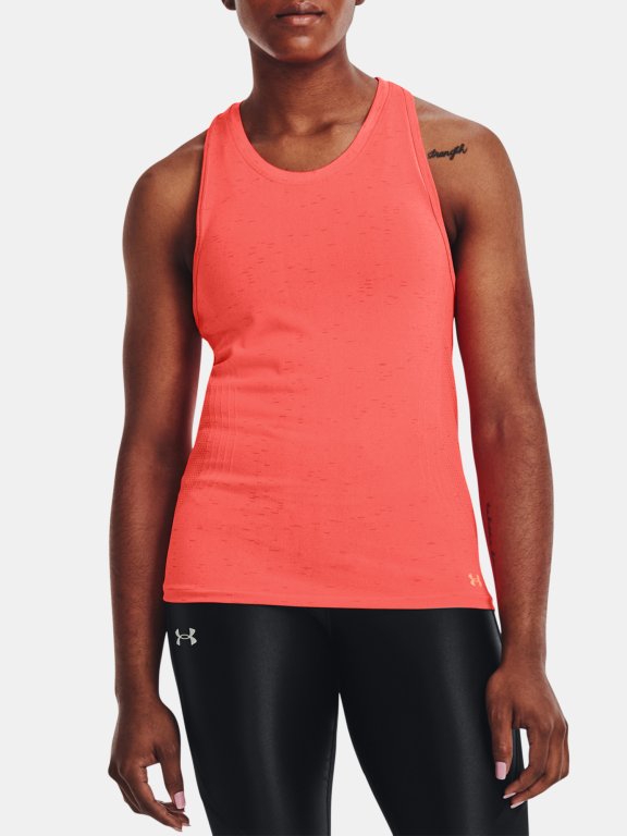 Under Armour UA Seamless Run Tank-ORG