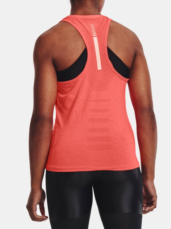 Under Armour UA Seamless Run Tank-ORG