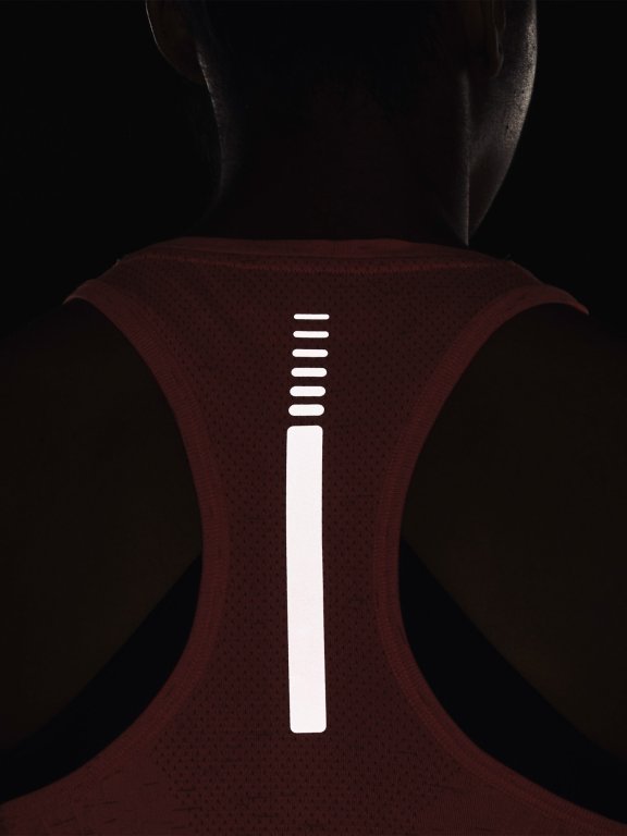 Under Armour UA Seamless Run Tank-ORG