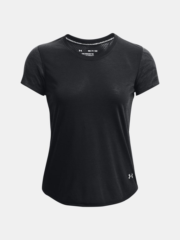 Футболка Under Armour UA Streaker Jacquard Tee W - чорна